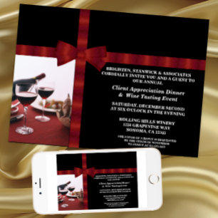 Invitation Appréciation des clients d'événement d'entreprise