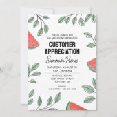 Invitation Appréciation du client Pique-nique d'été (Devant)