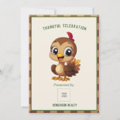 Invitation Appréciation du client Thanksgiving Holiday Party (Devant)