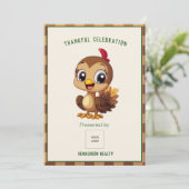 Invitation Appréciation du client Thanksgiving Holiday Party (Debout devant)