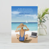 Invitation Apprécier l'invitation de partie de retraite de (Debout devant)