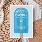 Invitation Appuyer sur | Popsicle Summer Anniversaire de enfa