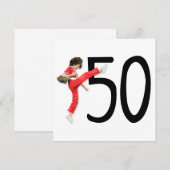 Invitation Appuyez sur 50 (Devant / Derrière)