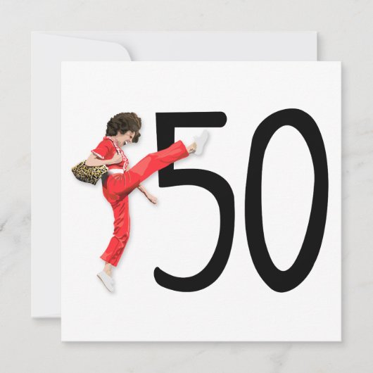 Invitation Appuyez sur 50 (Devant)