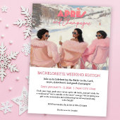 Invitation Après & Champagne Bachelorette Weekend Getaway