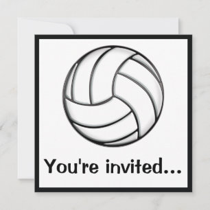 Invitation Après-Jeu de volley-ball