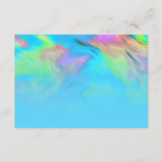 Invitation Après la partie Turquoise Blue Lime Rose Tie Dye (Devant)