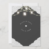 Invitation APRÈS LE BBQ DE MARIAGE JE FAIS Lumières de pot Ma (Dos)