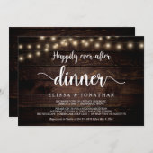 Invitation Après le dîner, lumière féerique, Fugue amoureuse (Devant / Derrière)