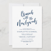 Invitation Après le mariage, Brunch avec les jeunes mariés, B (Devant)