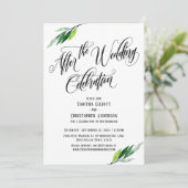 Invitation Après le Mariage Scénario de la Célébration et Feu (Debout devant)