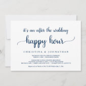 Invitation Après l'Happy Hour du mariage, Rustic Elopement In (Devant)