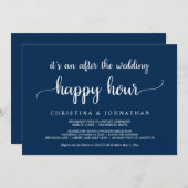 Invitation Après l'heureuse heure après le mariage, Invitatio (Devant / Derrière)