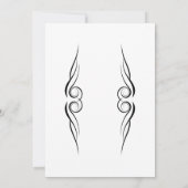 Invitation après mariage Buck et Doe (Dos)