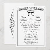 Invitation après mariage Buck et Doe (Devant / Derrière)