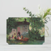 Invitation Après-midi à l'invitation du lac de Côme (Debout devant)