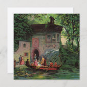 Invitation Après-midi à l'invitation du lac de Côme (Devant / Derrière)