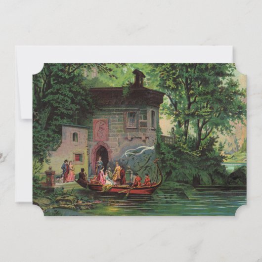 Invitation Après-midi à l'invitation du lac de Côme (Devant)