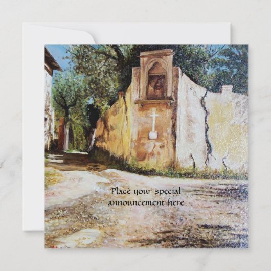 Invitation APRÈS-MIDI À RIMAGGIO / Vue Toscane (Dos)