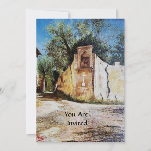 Invitation APRÈS-MIDI À RIMAGGIO / Vue Toscane (Devant)