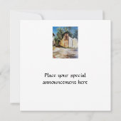 Invitation APRÈS-MIDI À RIMAGGIO / Vue Toscane (Dos)