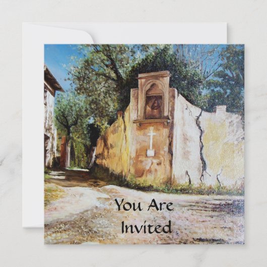 Invitation APRÈS-MIDI À RIMAGGIO / Vue Toscane (Devant)