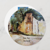 Invitation APRÈS-MIDI À RIMAGGIO / Vue Toscane (Devant / Derrière)