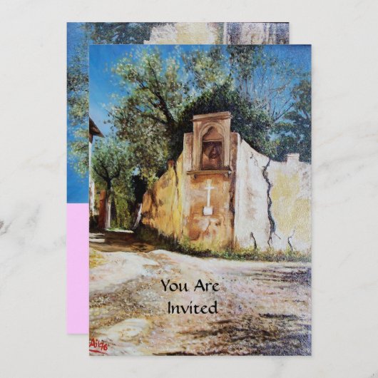 Invitation APRÈS-MIDI À RIMAGGIO / Vue Toscane (Devant / Derrière)