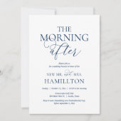 Invitation Après-midi, Post mariage Brunch Célébration (Devant)