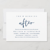 Invitation Après-midi, Post Mariage Brunch Célébration (Devant)