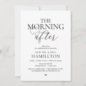 Invitation Après-midi, Post mariage Brunch Célébration (Devant)