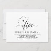 Invitation Après-midi, Post Mariage Brunch Célébration (Devant)
