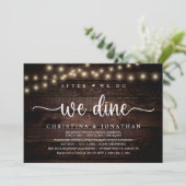 Invitation Après, Nous Dînons, Dîner Russe Mariage (Debout devant)