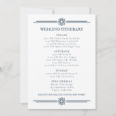 Invitation Après-Ski Alpine Chic Week-end de Bachelorette  (Dos)