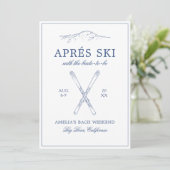 Invitation Après-Ski avec la future mariée Bach Week-end (Debout devant)