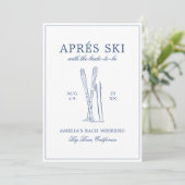 Invitation Après Ski avec la future mariée Bach Week-end (Debout devant)
