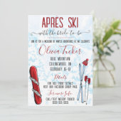 Invitation Apres Ski avec la mariée à être! Bachelorette Ski (Debout devant)