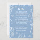 Invitation Apres Ski Weekend Itinerary Bachelorette Party (Dos)