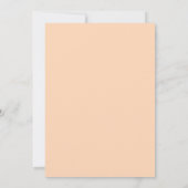 Invitation Apricot Serene Watercolor Wedding (Dos)
