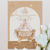 Invitation Aqiqah Cérémonie de baptême de bébé Per