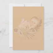 Invitation Aqiqah Cérémonie de baptême du bébé Per (Dos)