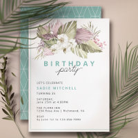 Aqua Blue Turquoise | Anniversaire d'été tropical