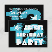 Invitation AQUA et le Parti des Grunges du 12e anniversaire N (Devant / Derrière)