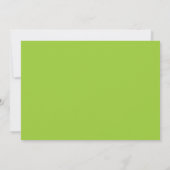 Invitation Aqua et Lime Green Polka Dot Oh Boy Baby shower (Dos)