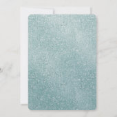 Invitation Aqua Glitzy Ombre (Dos)