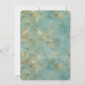 Invitation Aqua Mint Gold (Dos)