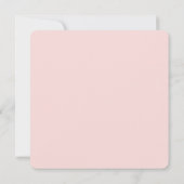 Invitation Aqua rose gris clair Mariage floral moderne (Dos)