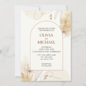 Invitation Aquarelle à main dessinée (Devant)