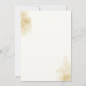 Invitation Aquarelle à main dessinée (Dos)