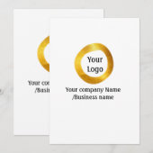 Invitation Aquarelle abstraite colorée ajouter le nom texte (Devant / Derrière)